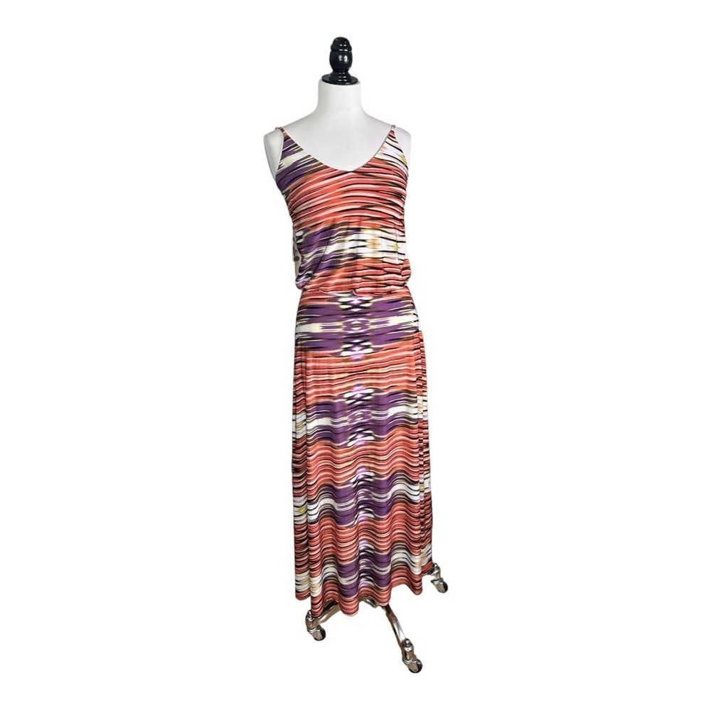 Veronicam Stretchy Adjustable Spaghetti Straps Maxi Dress XS